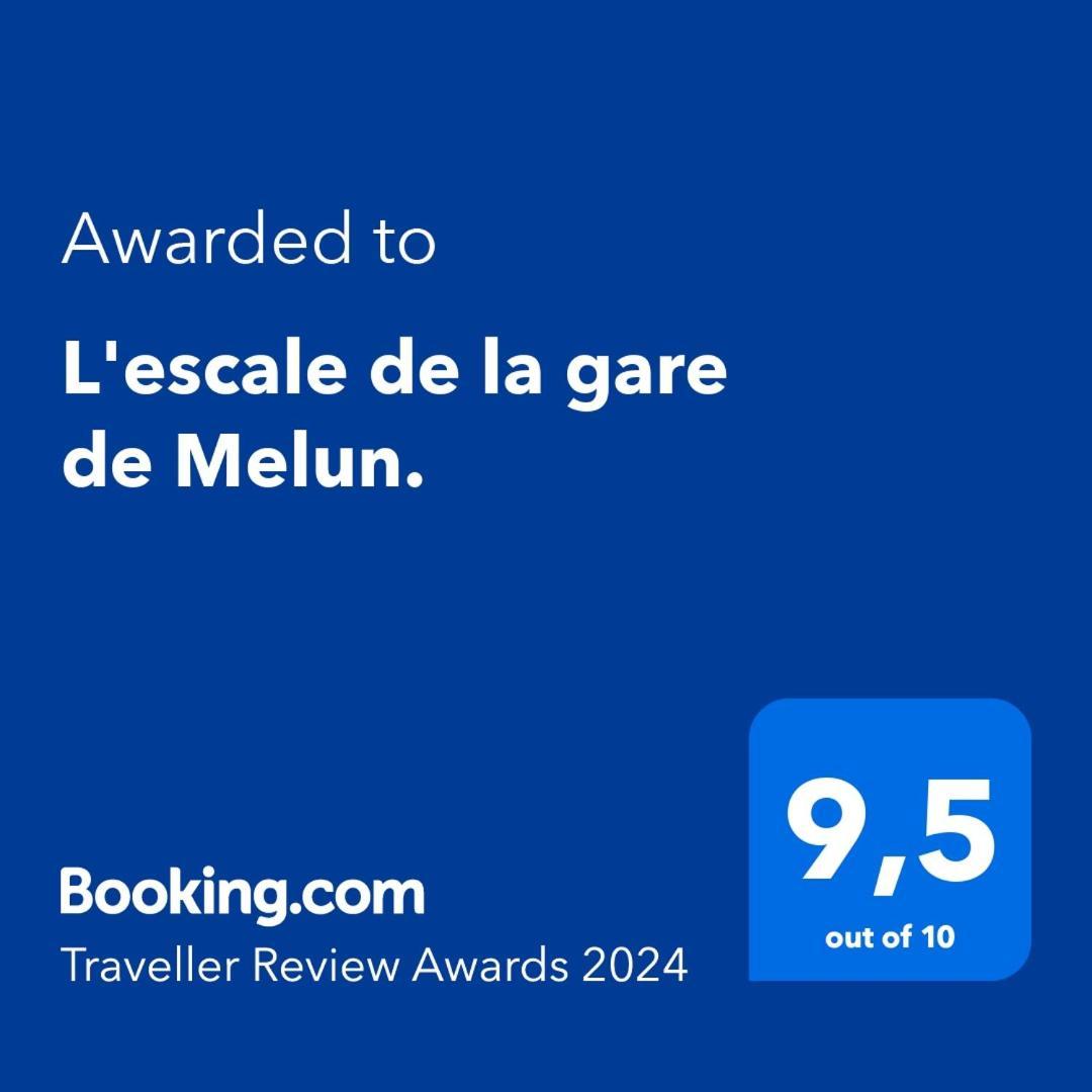 L'Escale, Studio Proche Gare Melun Avec Parking Prive Dammarie-lè-Lys Dış mekan fotoğraf